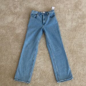 Abercrombie and Fitch 90s Straight Ultra High Rise